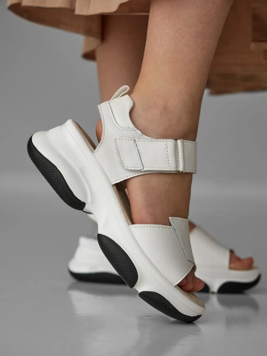 Босоножки женские на платформе летние натуральная кожа CN154-010