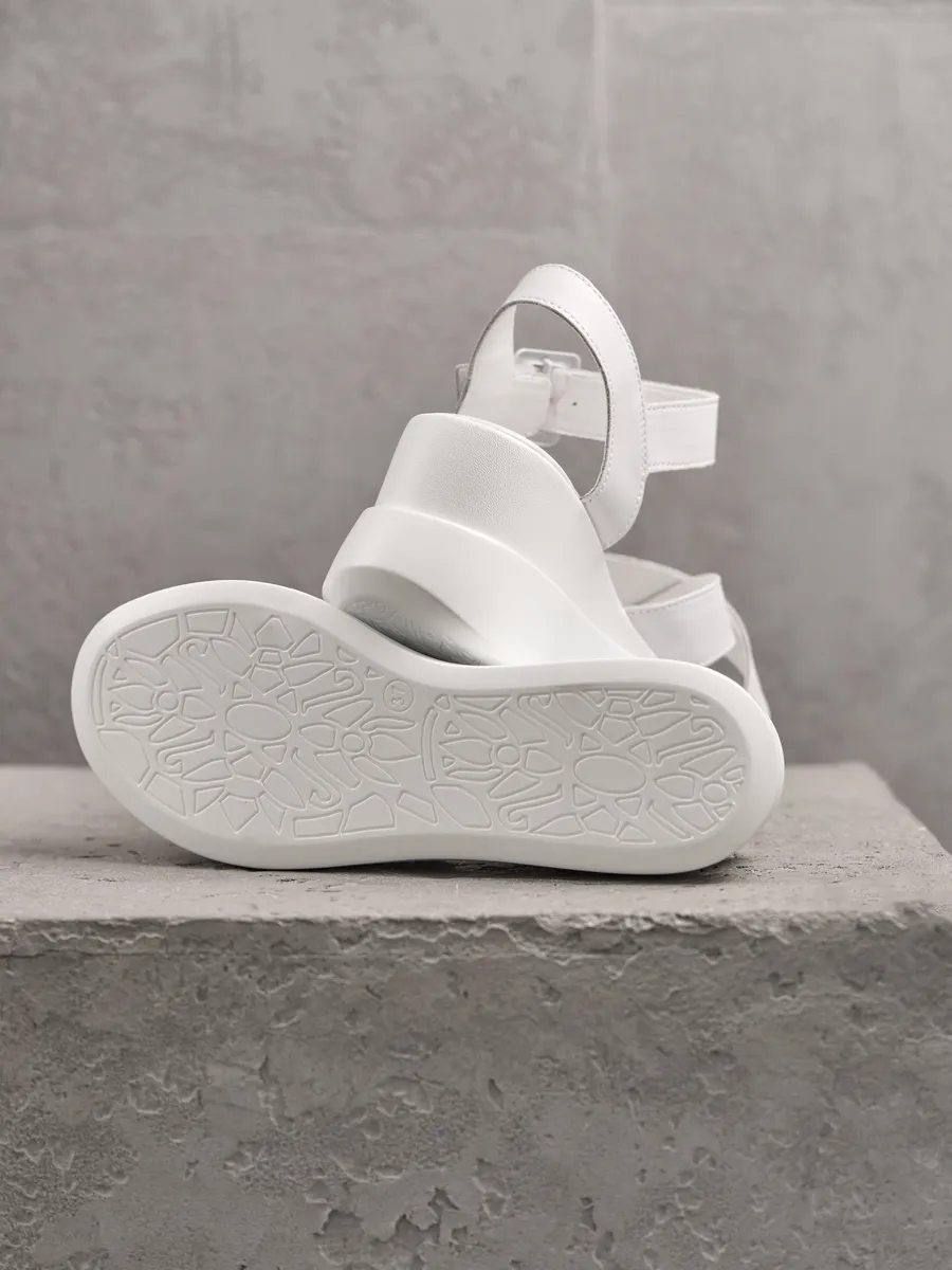 Босоножки женские летние натуральная кожа на платформе UTL-22142-1B-SP