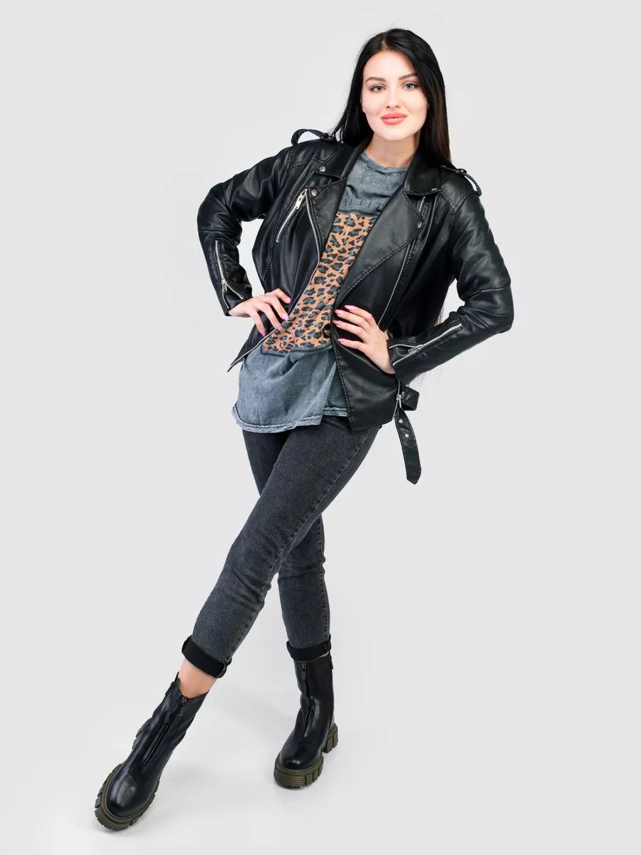 Ботинки зимние натуральная кожа на каблуке RQ301-020