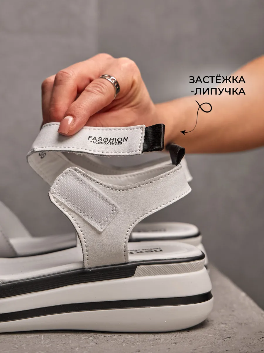 Босоножки женские летние натуральная кожа на платформе CC060-010k