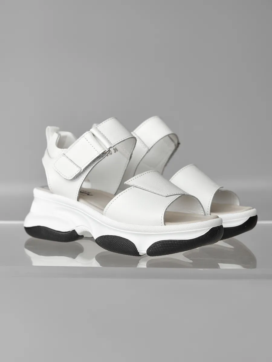 Босоножки женские на платформе летние натуральная кожа CN154-010