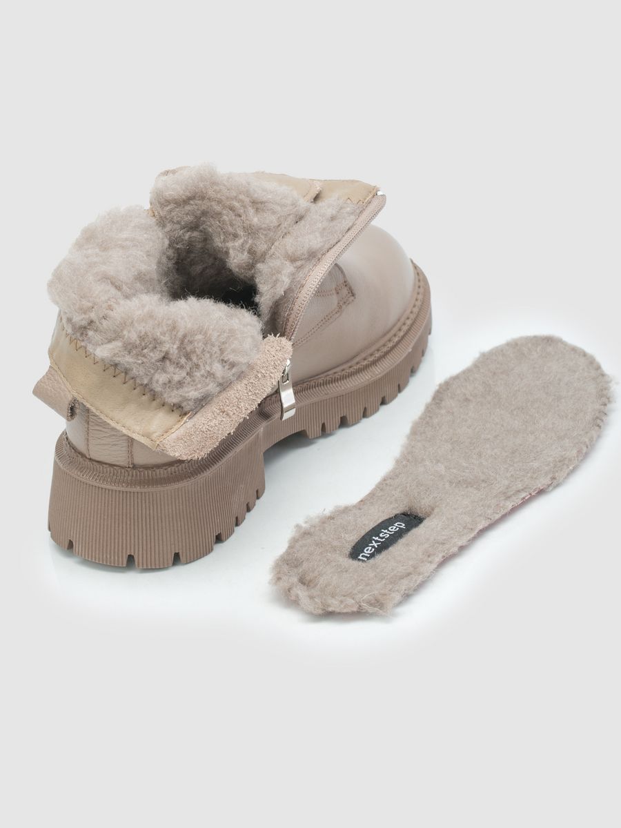 Ботинки зимние натуральная кожа на каблуке 32W10-4-108Z