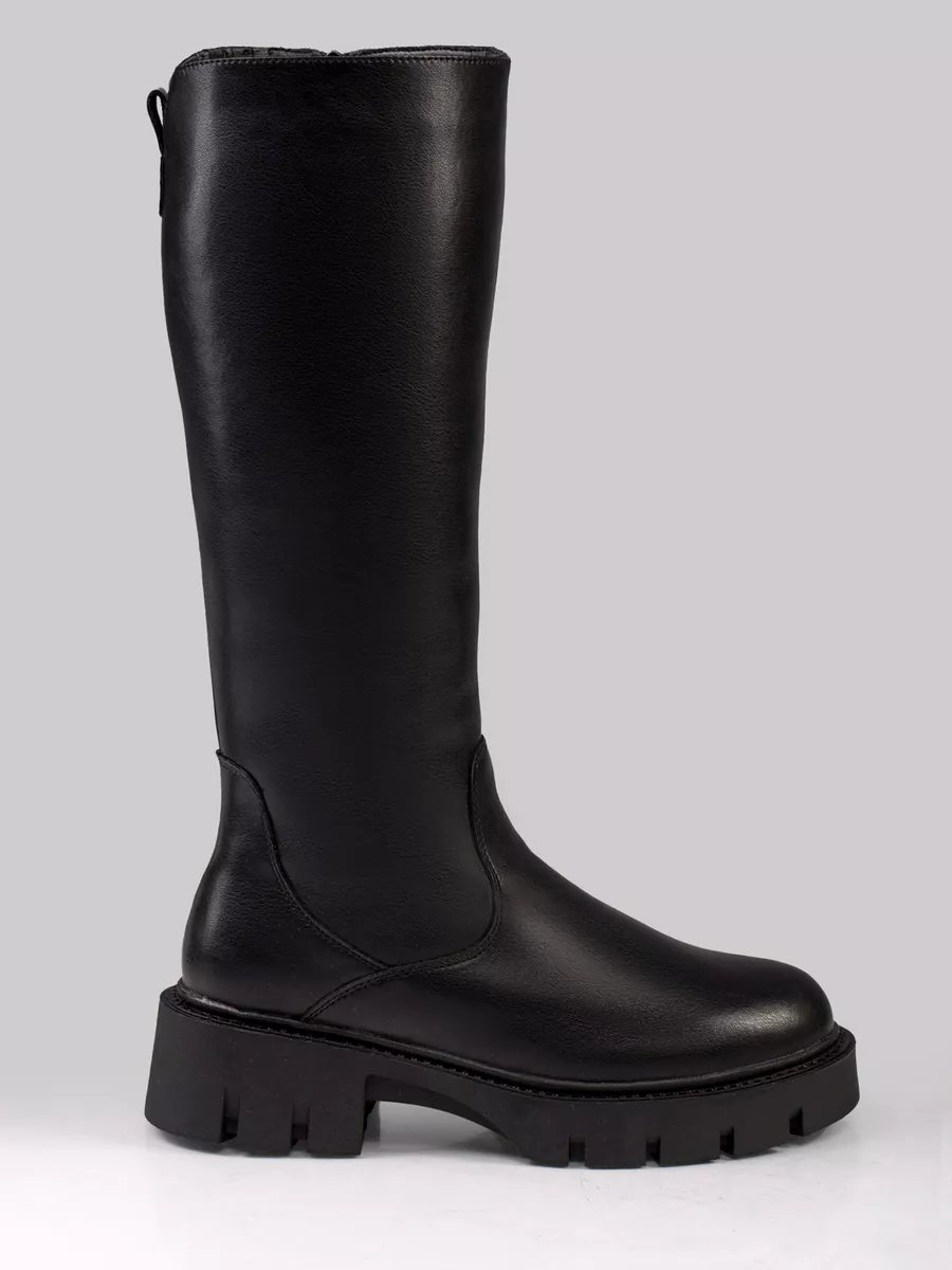 Сапоги зимние натуральная кожа на каблуке XLU-67036-0501-SW