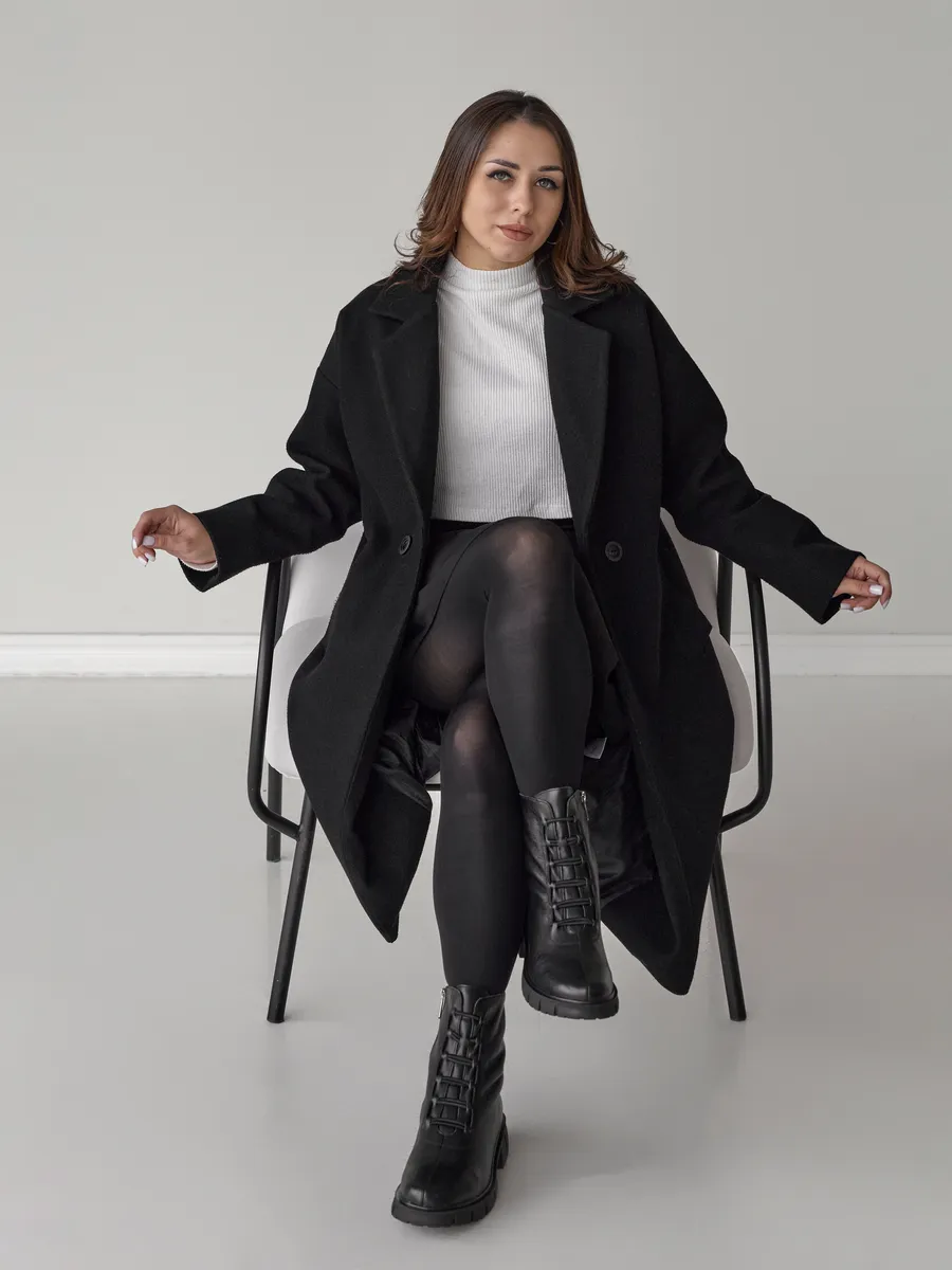 Ботинки женские зимние натуральная кожа на платформе высокие C1039-030