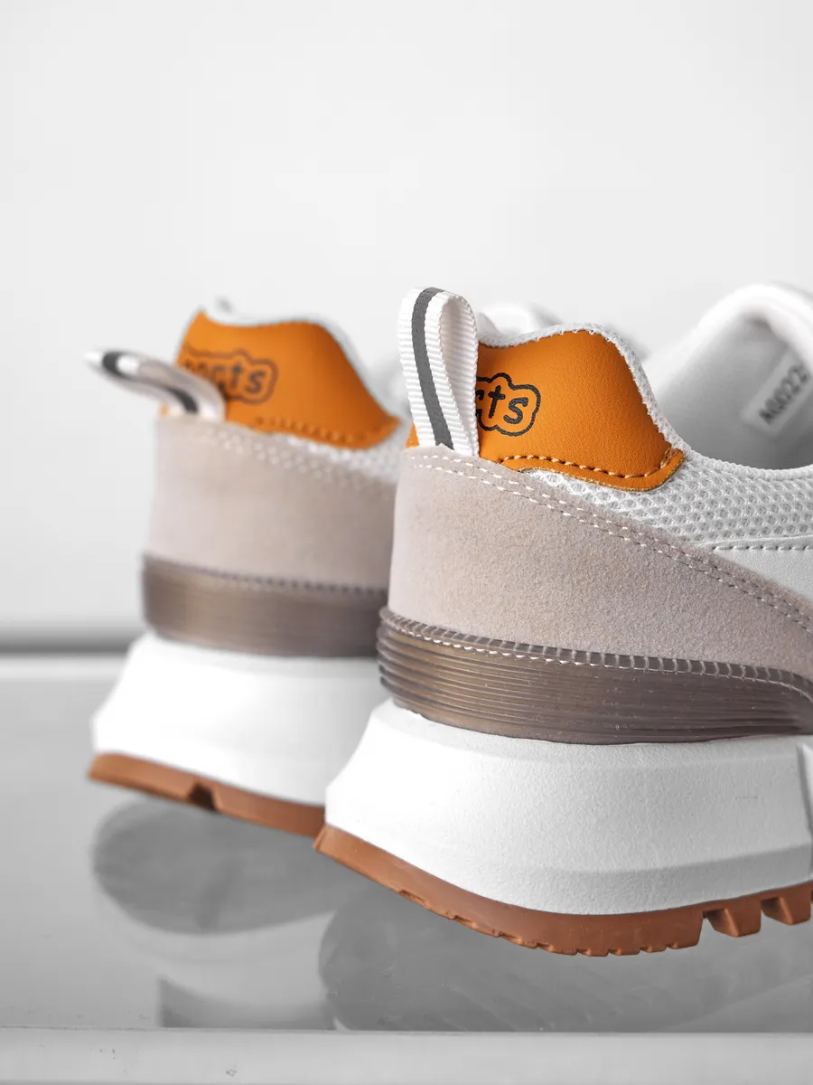 Кроссовки женские демисезонные белые спортивные для фитнеса AG022-021