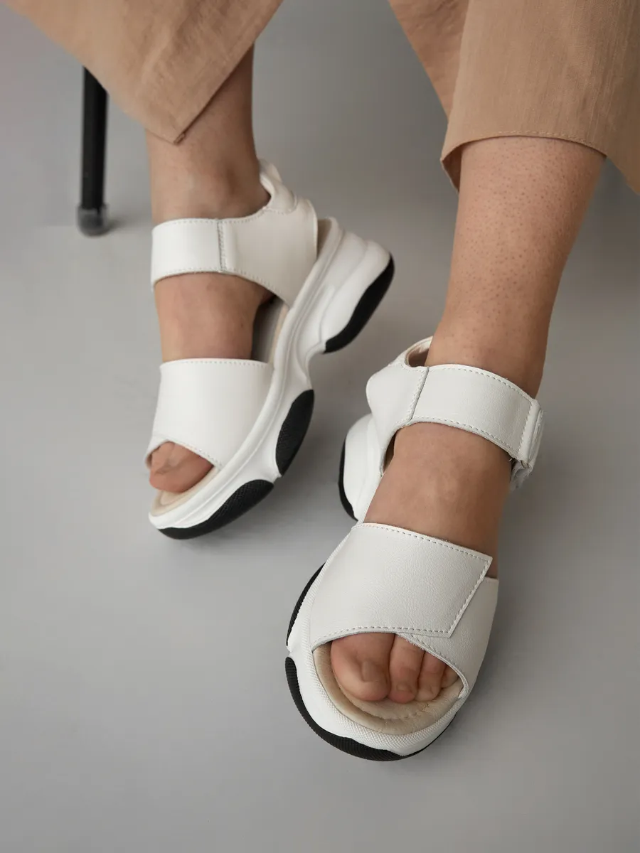 Босоножки женские на платформе летние натуральная кожа CN154-010