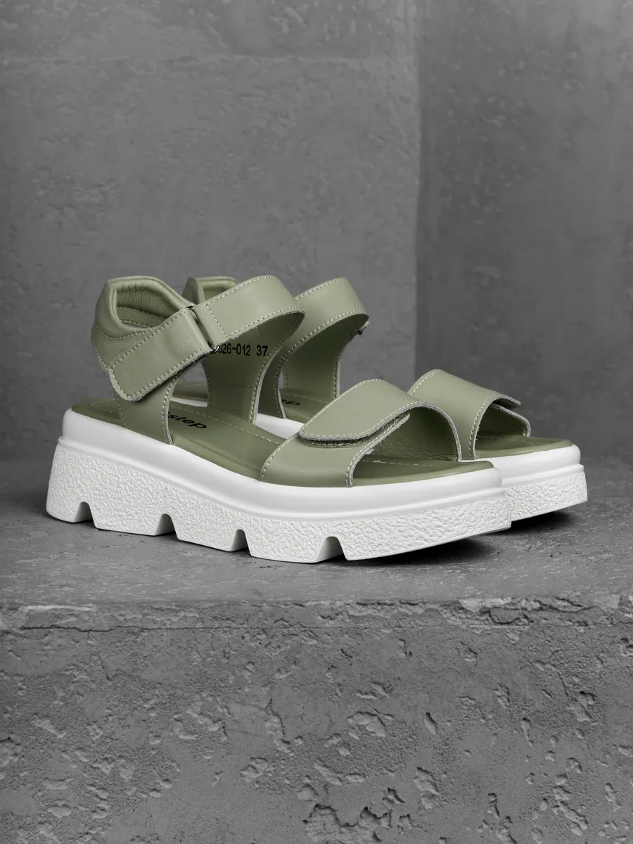 Босоножки женские летние на платформе натуральная кожа XT026-012