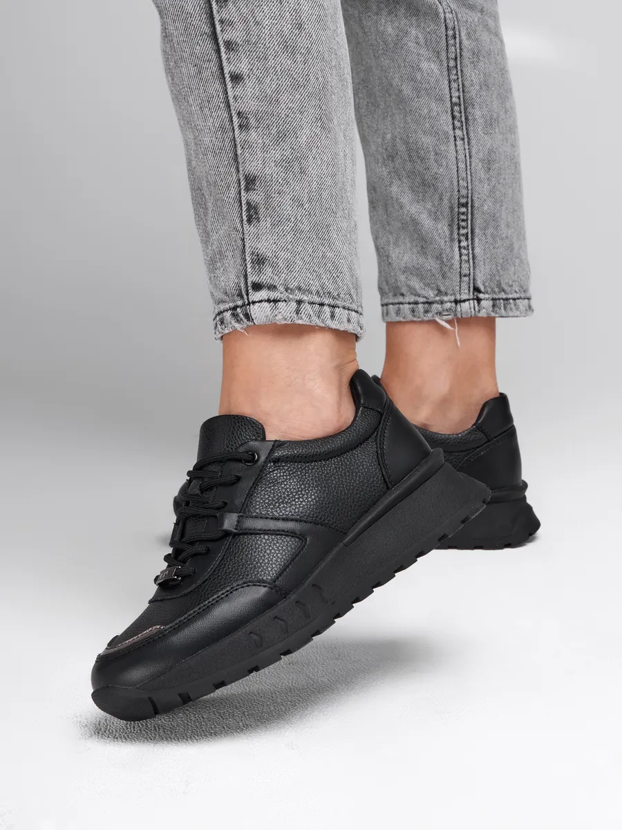 Кроссовки женские демисезонные натуральная кожа на платформе 25R-ZBY5-10-101