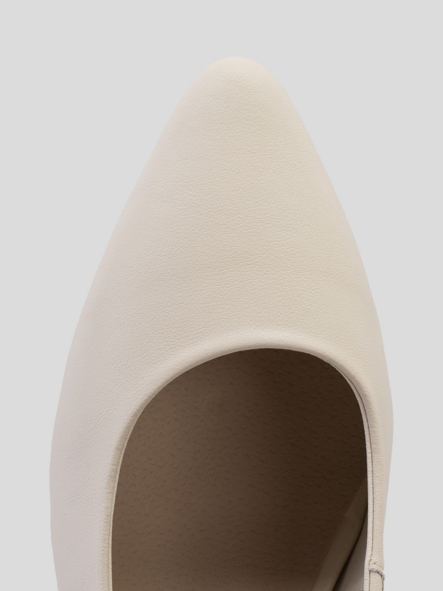 Туфли слингбэки натуральная кожа на устойчивом каблуке KF353-023
