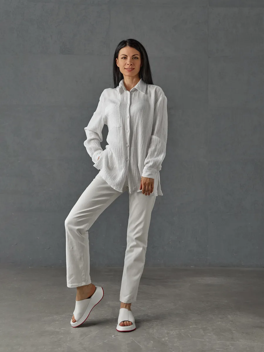 Сабо женские кожаные на платформе летние медицинские UQX-41244-2B-SP