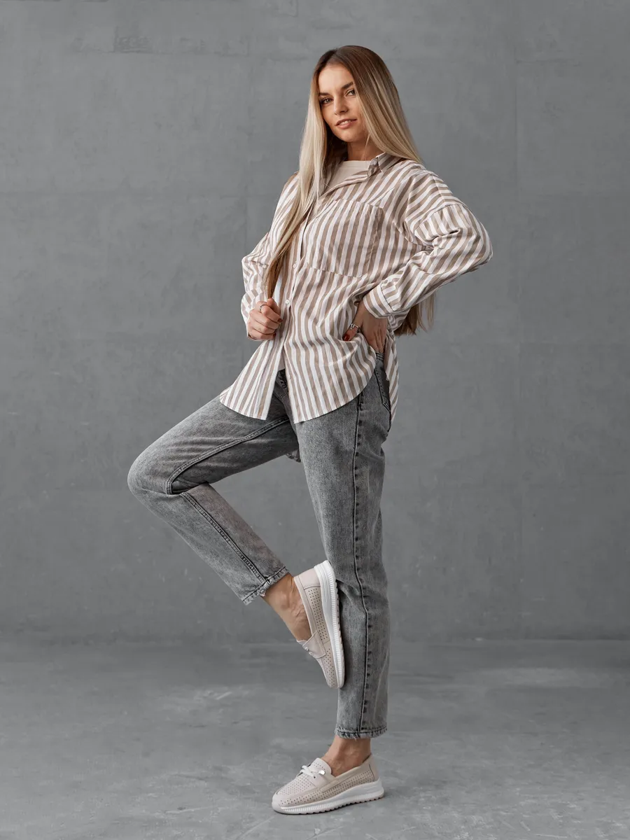 Мокасины женские летние дышащие натуральная кожа 41-TPY9-14-111