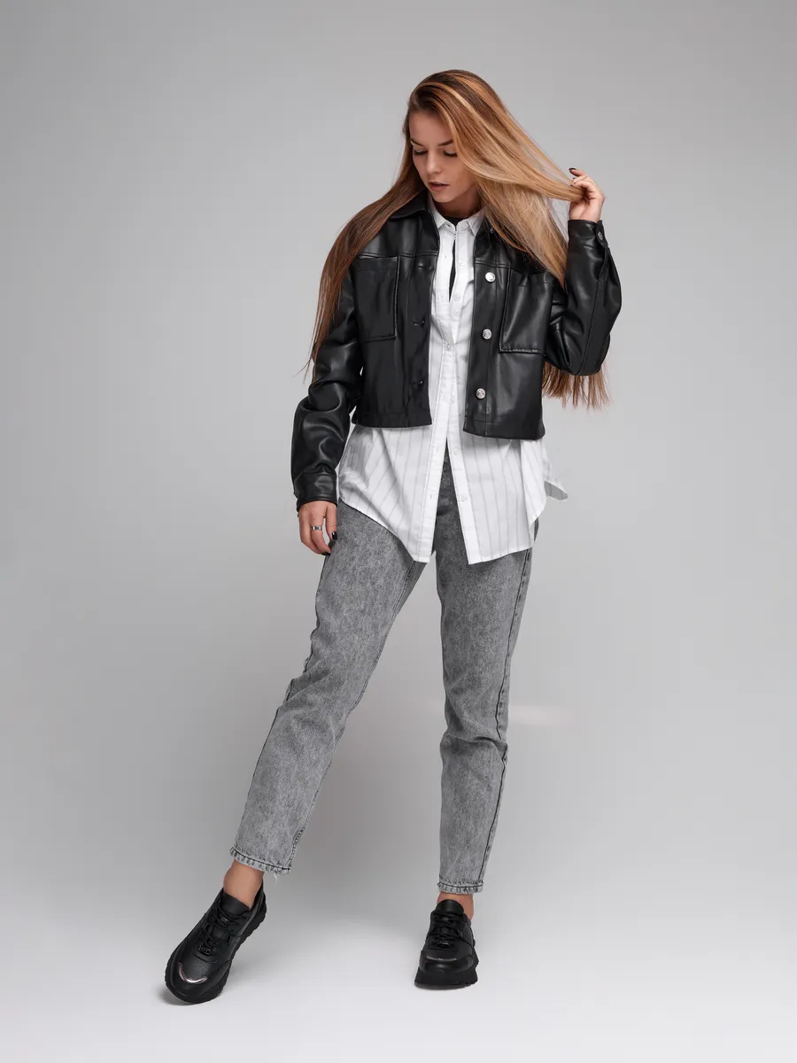 Кроссовки женские демисезонные натуральная кожа на платформе 25R-ZBY5-10-101