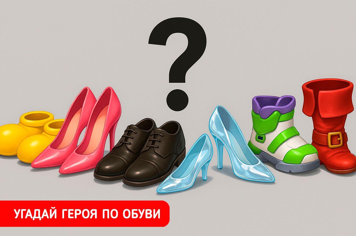 Угадай героя по обуви