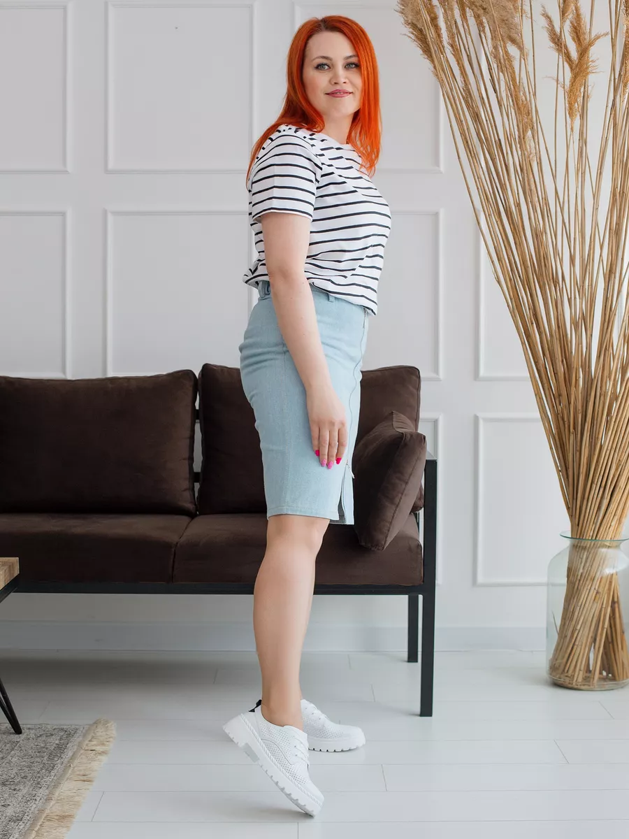 Туфли женские летние на низком каблуке с перфорацией FL2016-4