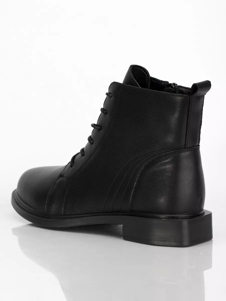 Ботинки осенние натуральная кожа на каблуке XJR-32576-1A-SB