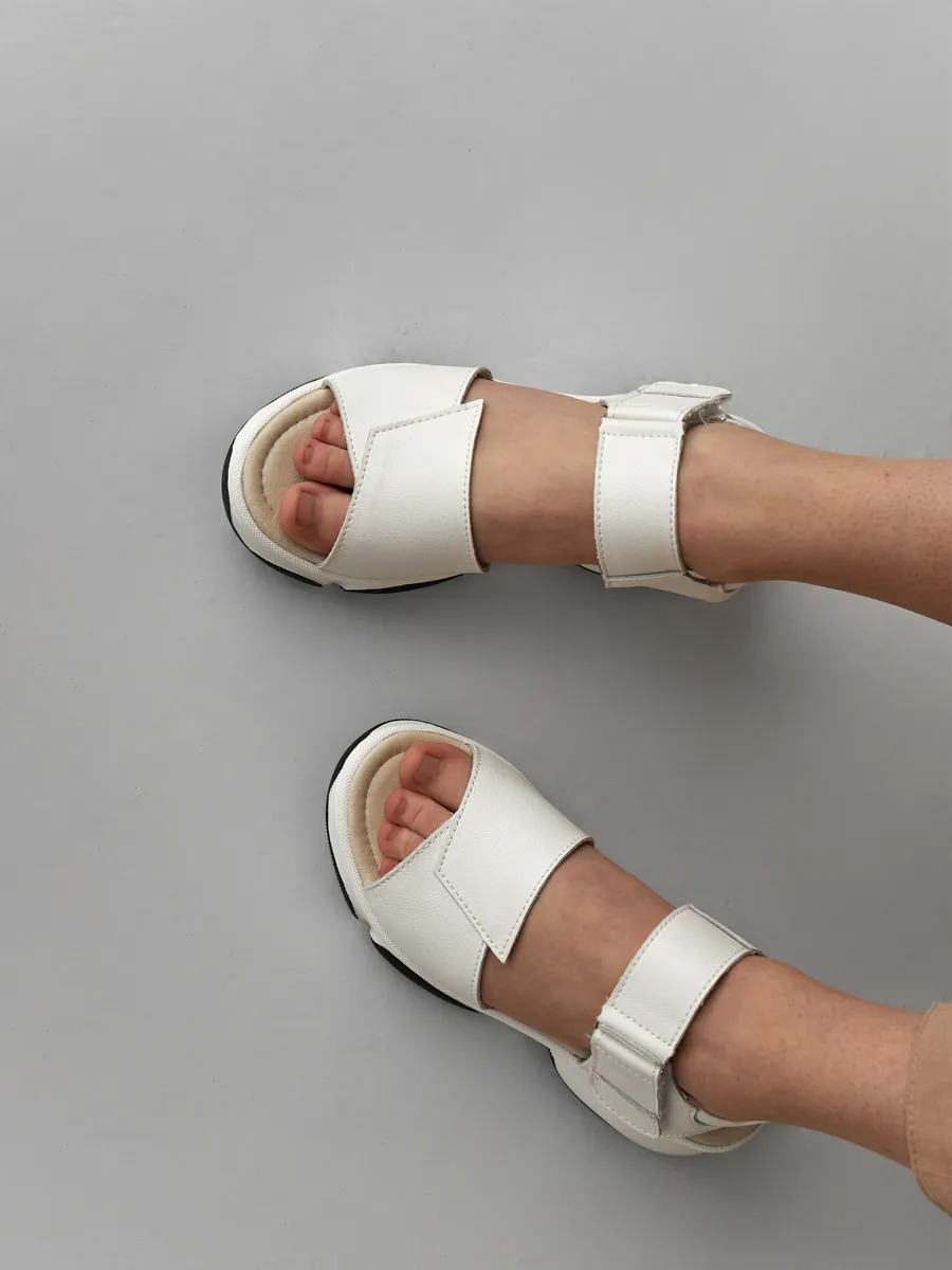 Босоножки женские на платформе летние натуральная кожа CN154-010