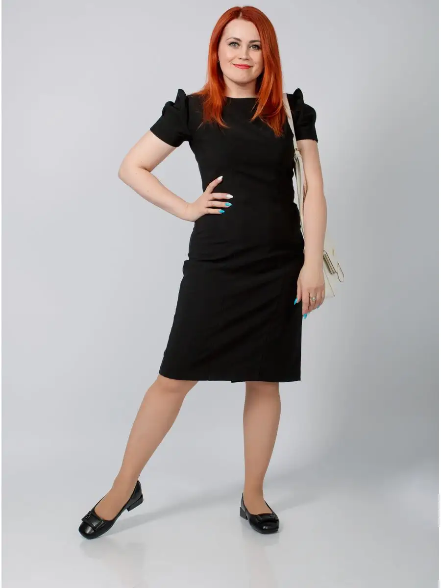 Туфли женские натуральная кожа черные на низком каблуке EH282-010K