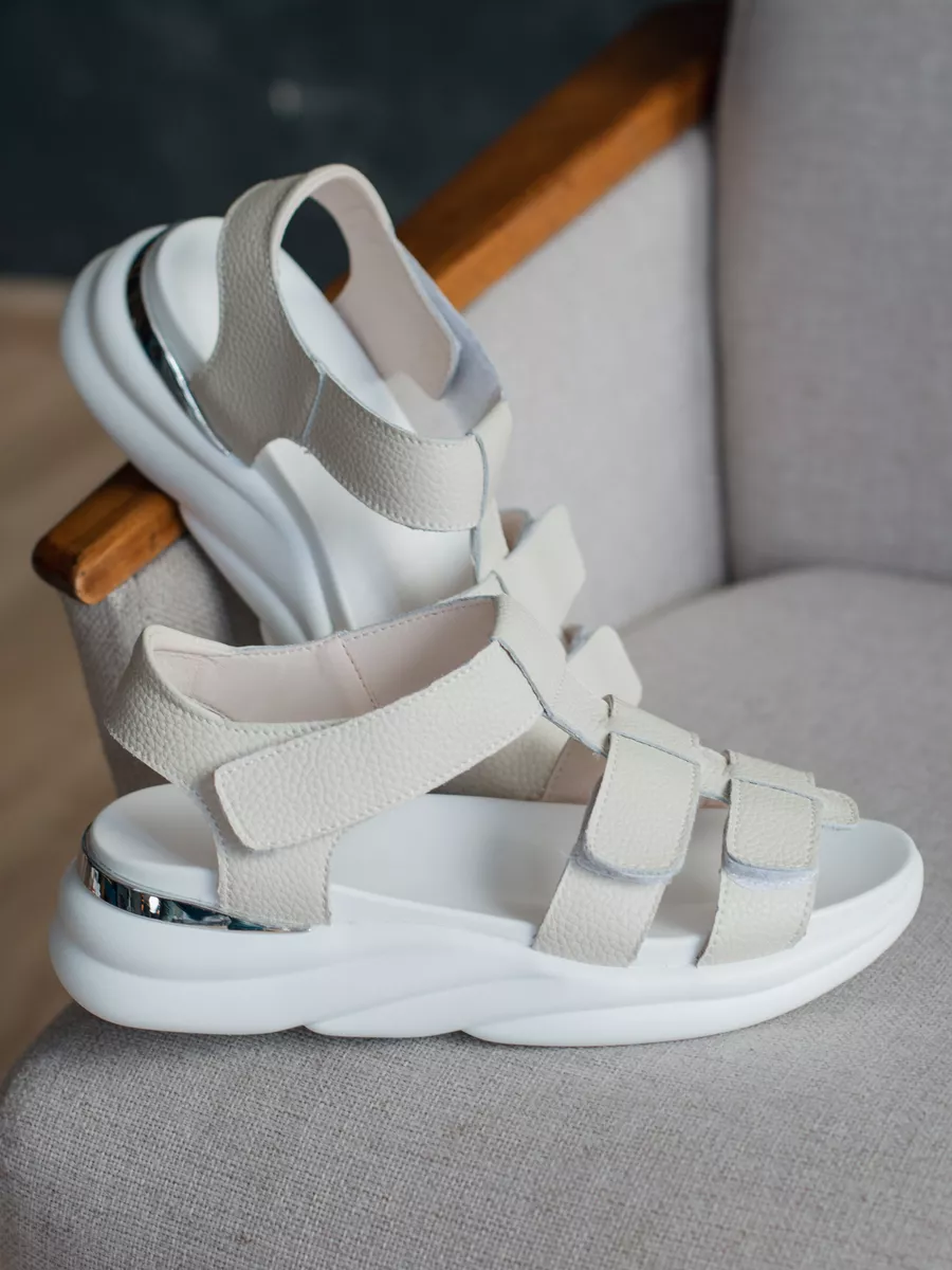 Босоножки женские летние без каблука натуральная кожа L580-3-5