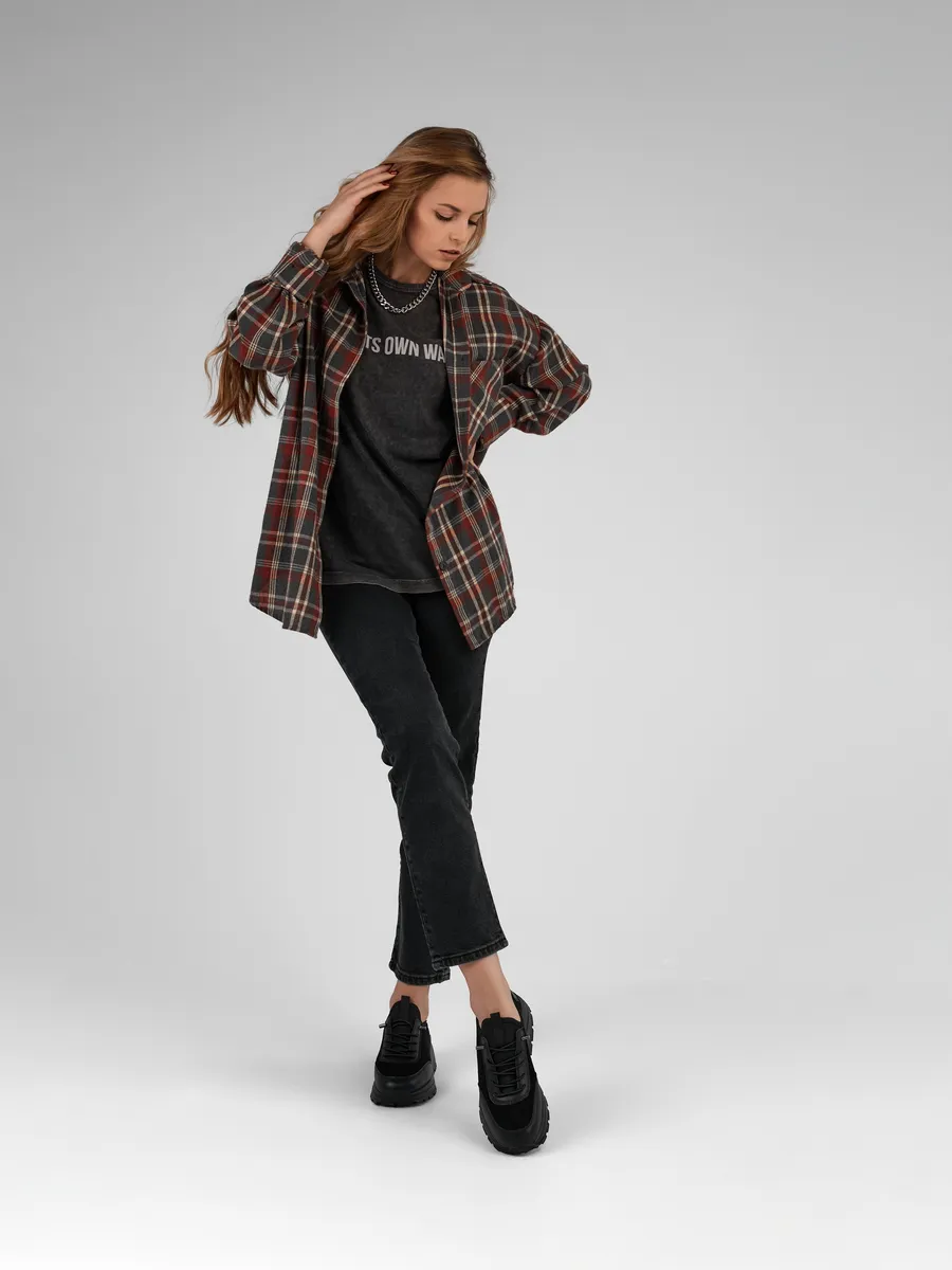 Кроссовки женские демисезонные натуральная кожа на платформе FB310-011k