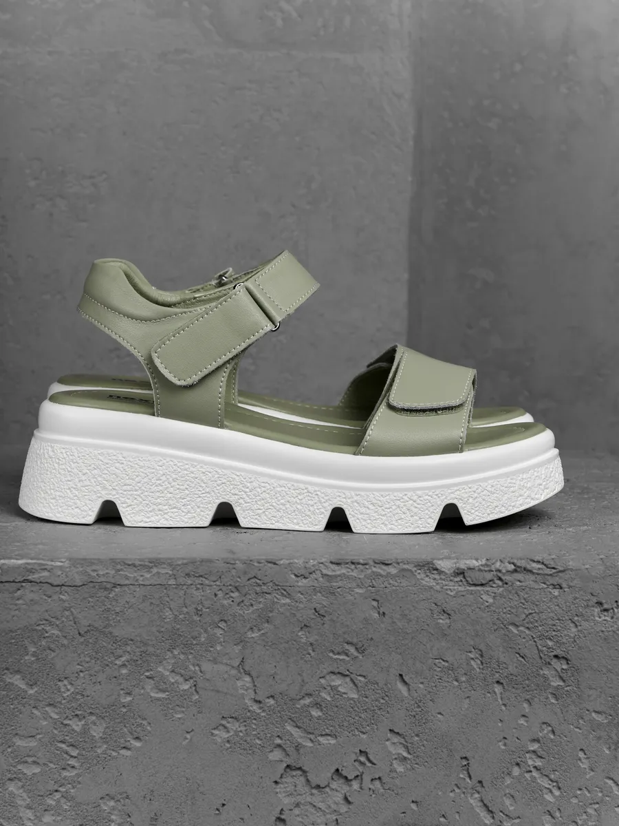 Босоножки женские летние на платформе натуральная кожа XT026-012