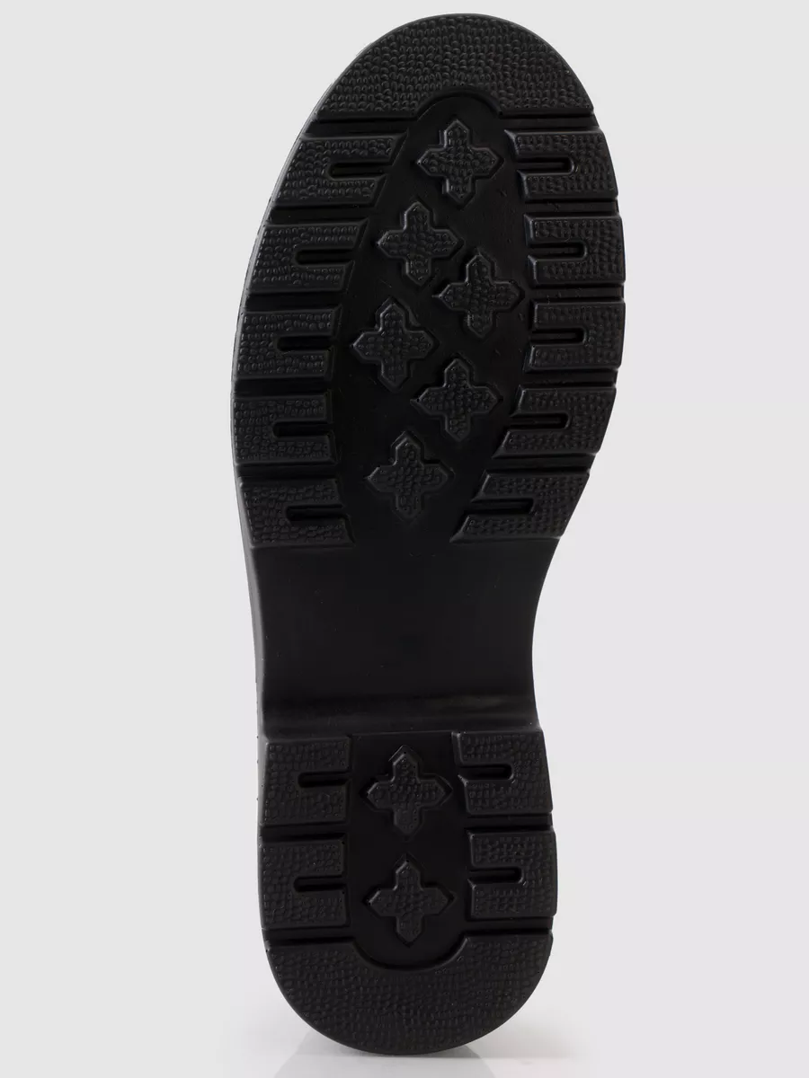 Лоферы женские натуральная кожа весна черные GC105-020