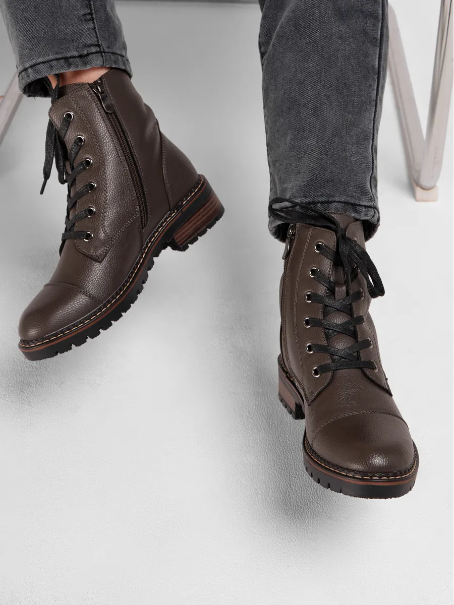 Ботинки женские зимние натуральная кожа 25-ZBE18-7-105k