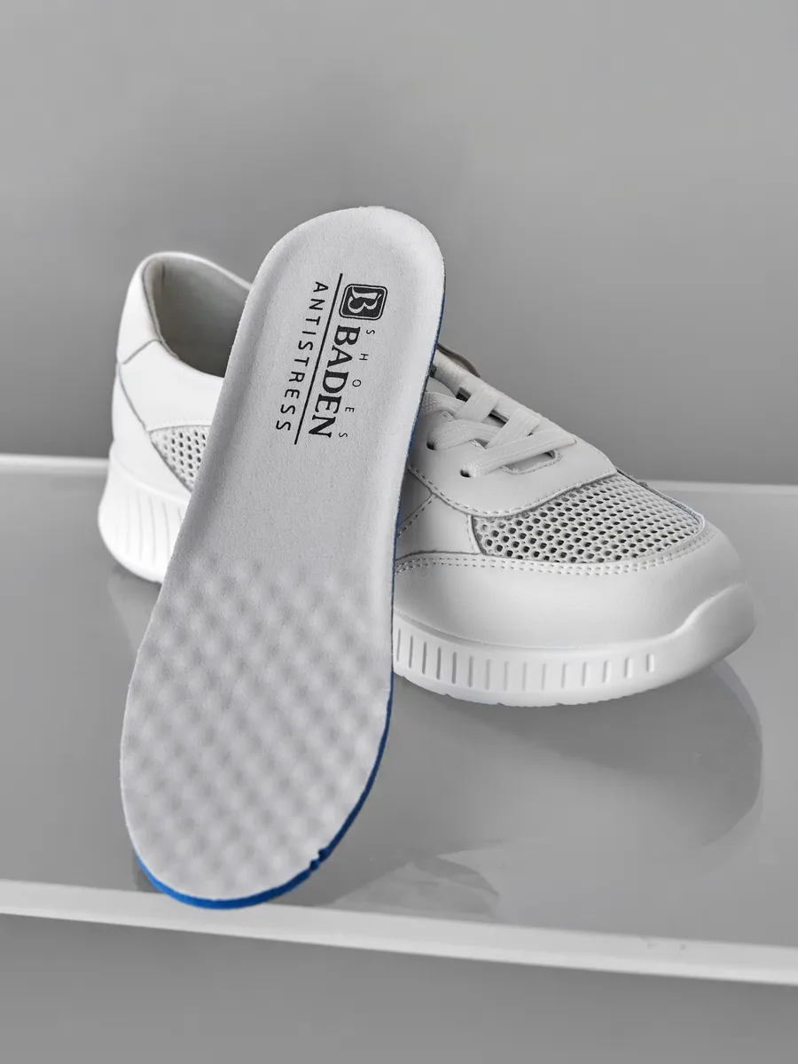 Кроссовки летние натуральная кожа дышащие RN160-012