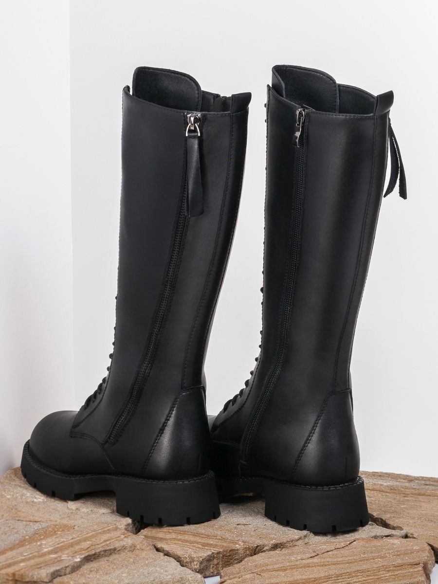 Сапоги удобные из натуральной кожи зимние/обувь женская на к ZFS-JS2088-K10AT