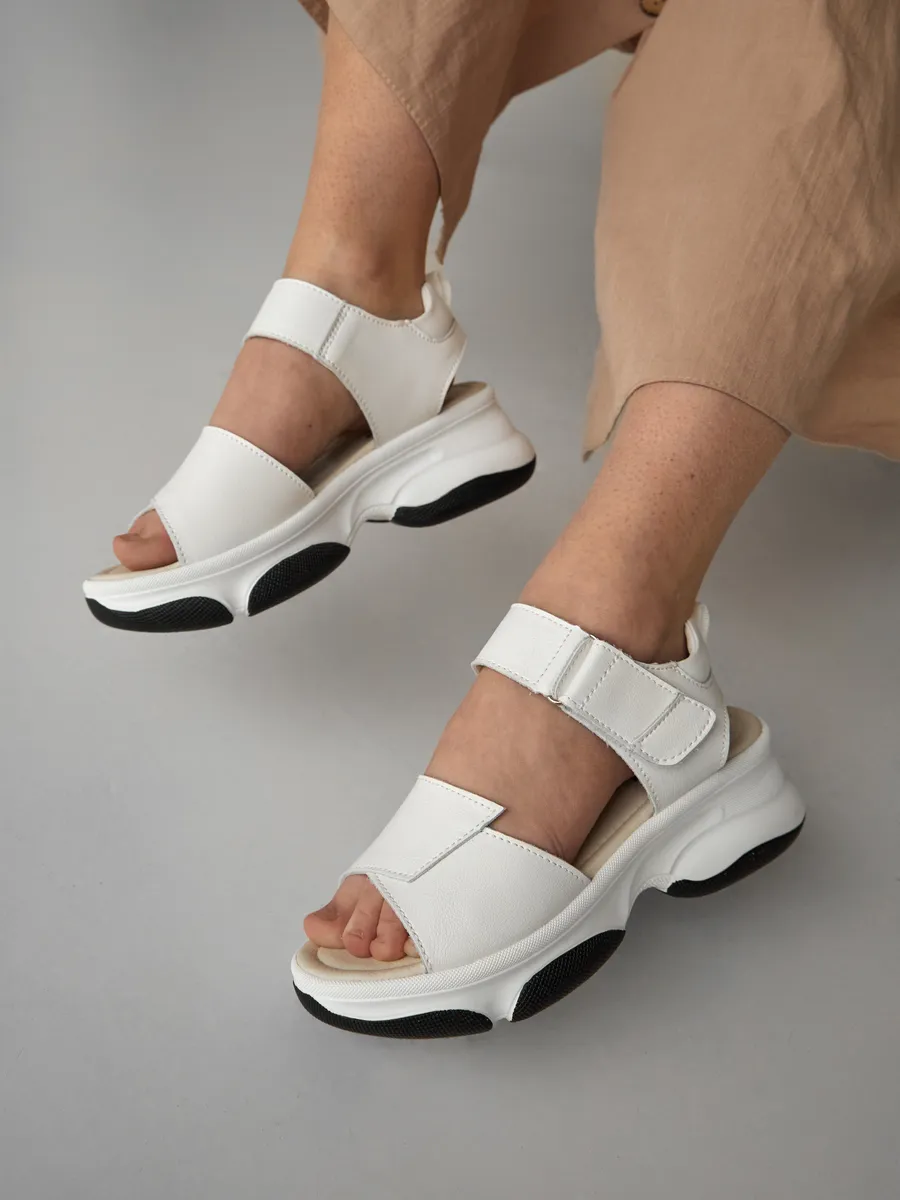 Босоножки женские на платформе летние натуральная кожа CN154-010