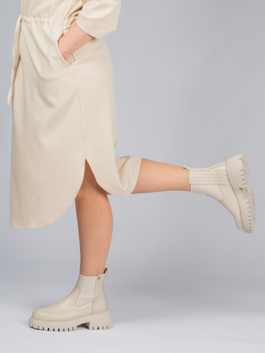 Ботинки Челси весенние осенние женские натуральная кожа 3195-Q3580-5