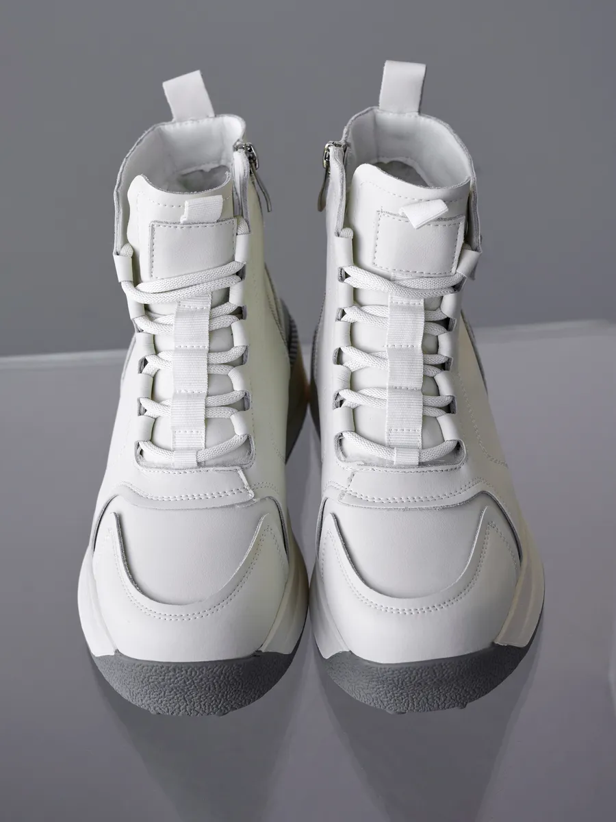 Ботинки женские зимние натуральная кожа спортивные 42-ZBE34-1-111