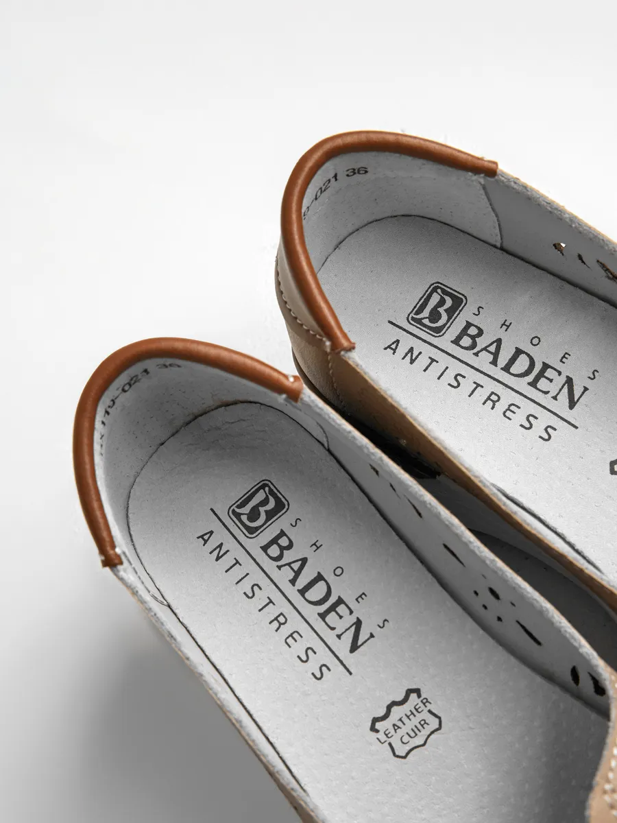 Мокасины женские летние натуральная кожа HX119-021